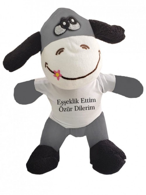 Bayana Özür Dilerim Hediyesi Sevimli Eşek Peluş