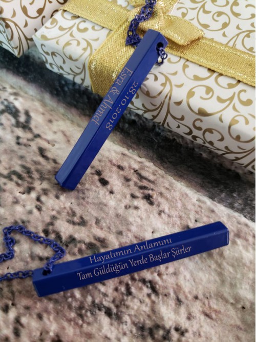İsme Özel Kolye & Bar Çubuk Kolye