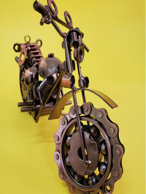 Metal Dekoratif Motor 
