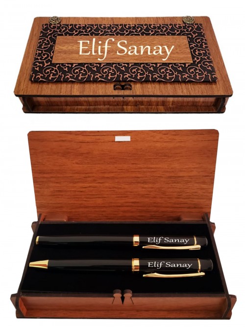 İsme Özel Hediyelik Çift Kalem 