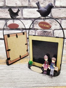 Kişiye Özel Resim Çerçeveli Romantik Sevgili Biblo