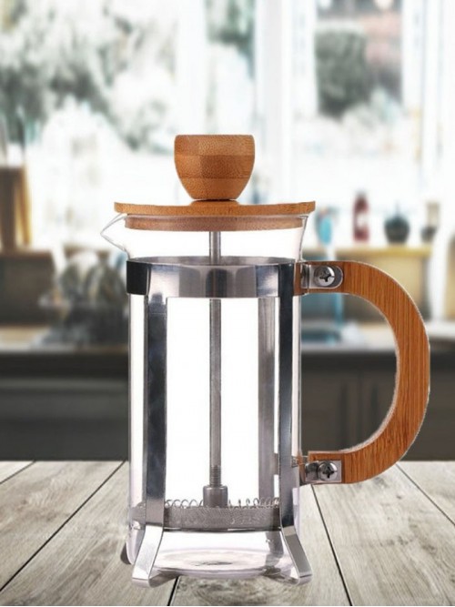 Bambu French Press Kahve Ve Çay Filtresi