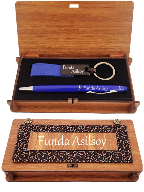 Bayana Özel Anahtarlık Ve Kalem Seti