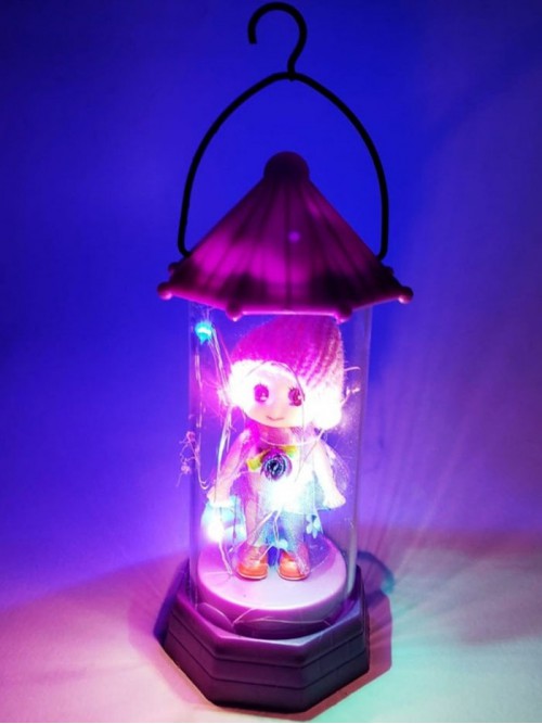 Dekoratif Bebekli Led Işıklı Fanus