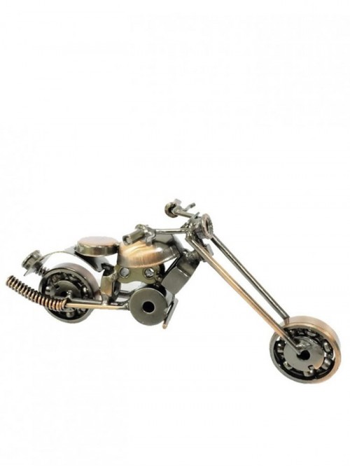 Dekoratif İlginç Metal Motor Bakır Renk