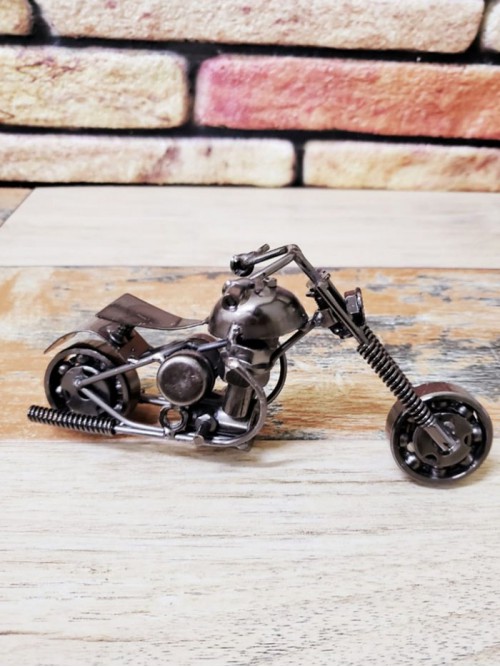 Dekoratif Siyah İlginç Metal Motor