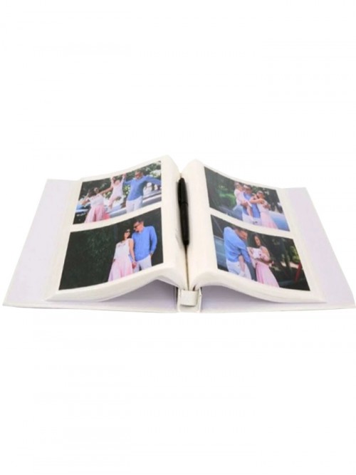 Hasır Çiçek Motifli Fotoğraf Albümü