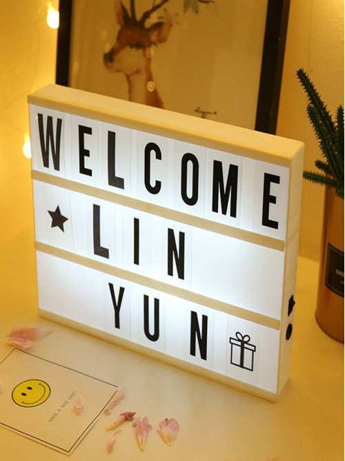 A5 Işıklı Lightbox Yazı Panosu