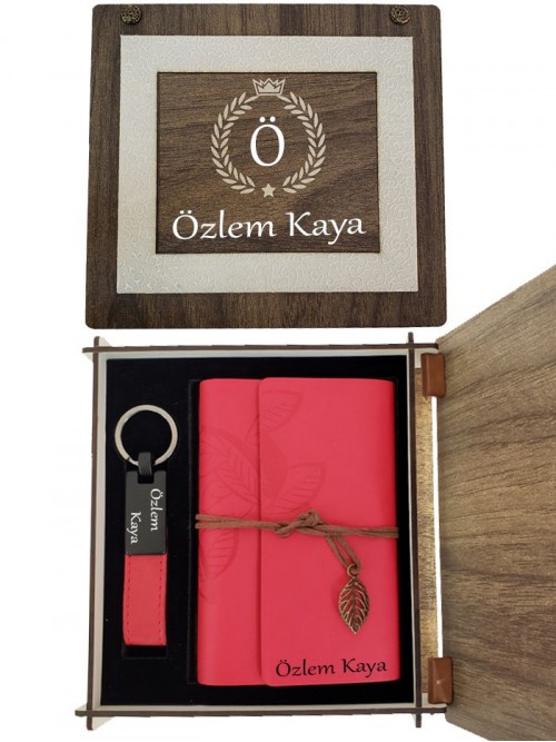 İsme Özel Bayana Deri Hatıra Defteri Ve Anahtarlık Deri Set İsme Özel Bayana Deri Hatıra Defteri Ve Anahtarlık Deri Set