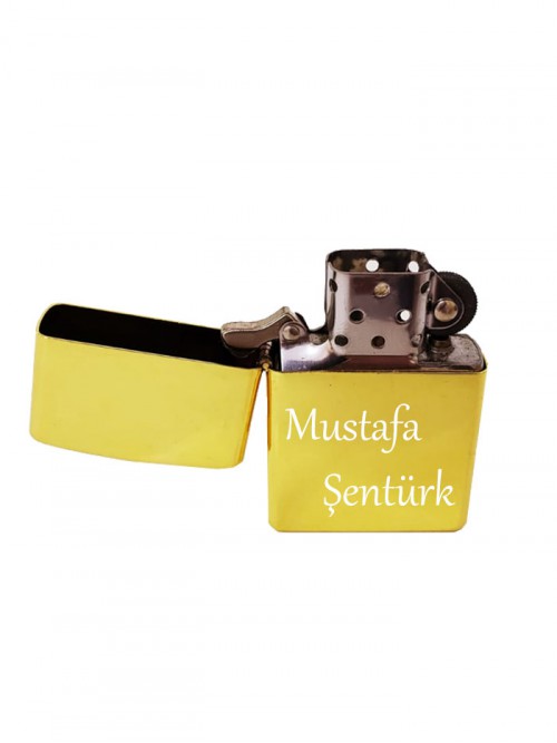 Kişiye Özel Benzinli Gold Zippo Çakmak