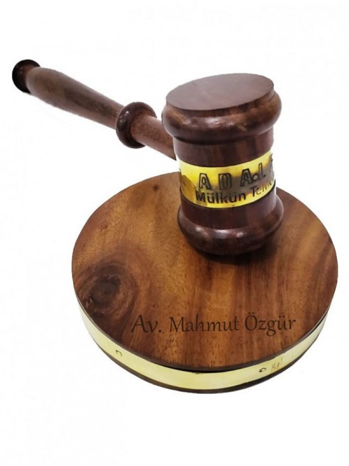 Kişiye Özel Hakim Tokmağı Ahşap