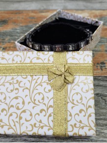 Makrome Örgülü Silver Ve Siyah Hematit Doğal Taş Bileklik