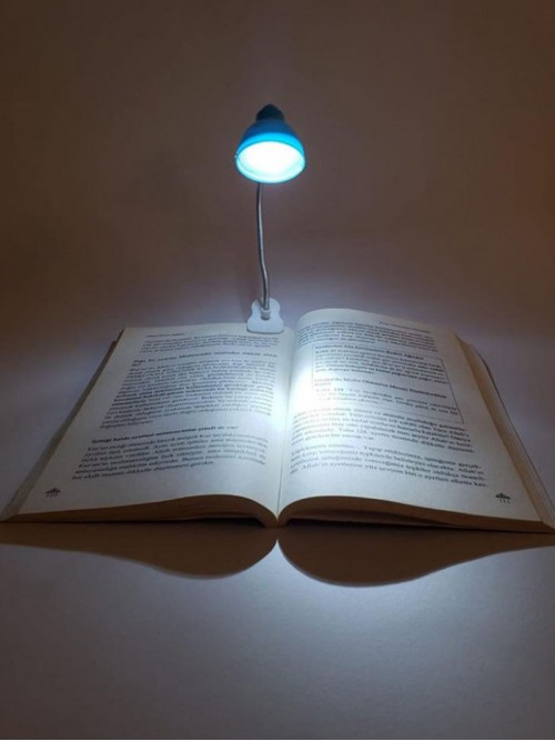 Mandallı Kitap Okuma Lambası Mini Boy