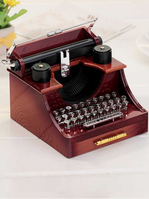 Nostaljik Daktilo Tasarımlı Müzik Kutusu