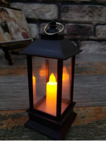 Mini Eskitme Dekoratif Pilli Led Mum Kandil Fener