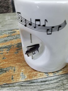 Piyano Tasarımlı Stress Kupa