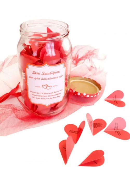 Sevgiliye Aşk Kavanozu
