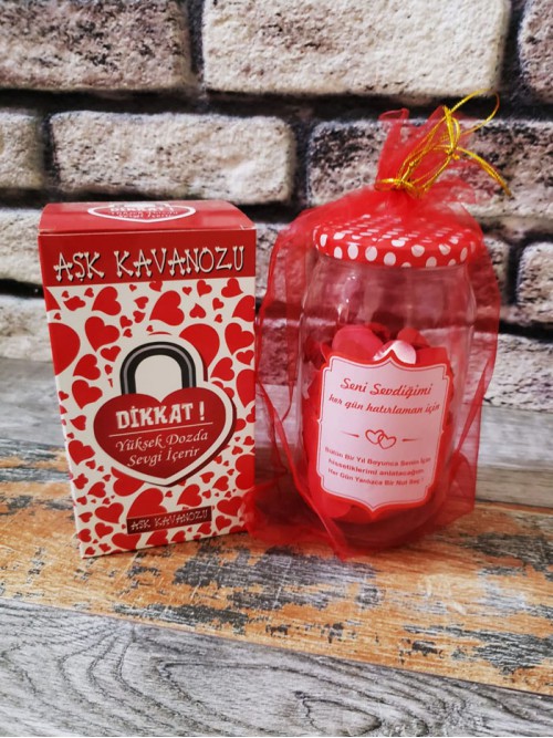 Sevgiliye Aşk Kavanozu