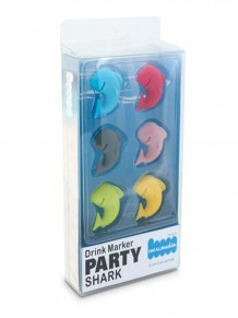 Silikon Köpek Balığı Tasarımlı Kupa Bardak Belirteci