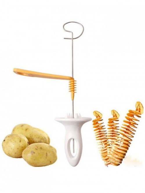 Spiral Çubukta Patates Yapma Aleti