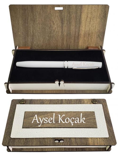 Bayana Kişiye Özel Beyaz Kalem