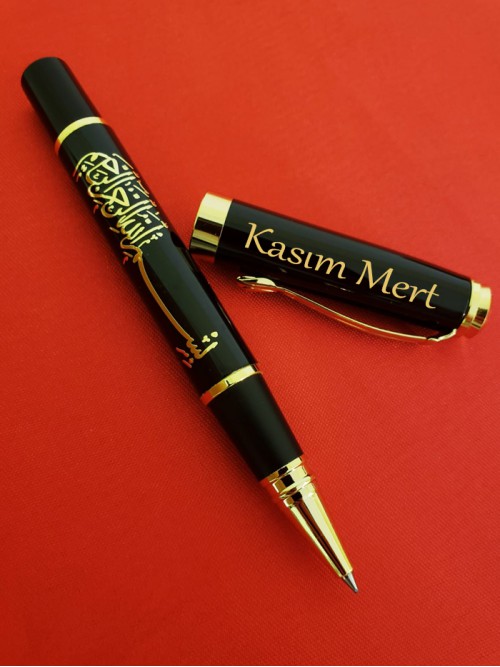 Besmele Kabartmalı Kişiye Özel Roller Kalem