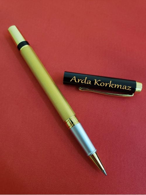 Erkeğe Kişiye Özel Roller Kalem Ahşap Kutulu