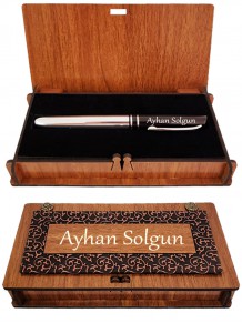 İsme Özel Gümüş Renk Roller Kalem İsme Özel Gümüş Renk Roller Kalem