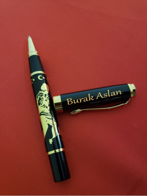İsme Özel Kemal Atatürk Kabartmalı Roller Kalem