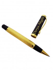 Deri Ahşap Kutulu Roller Kalem