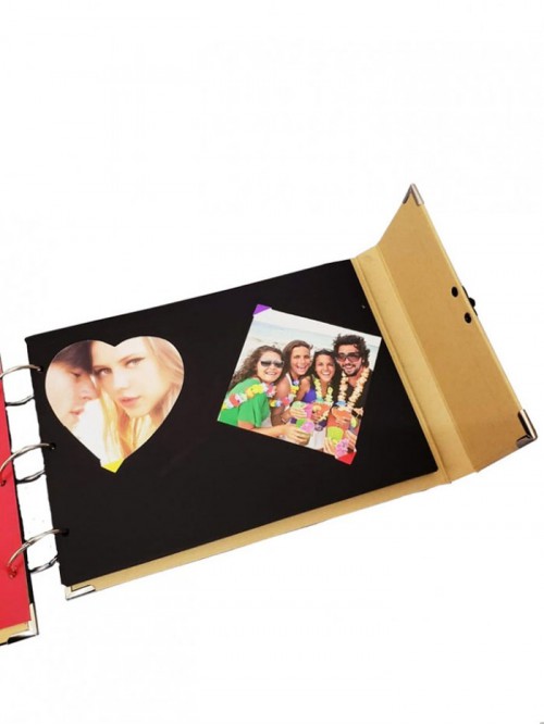 İsme Özel Romantik Forever Yazılı Çift Kalpli Albüm