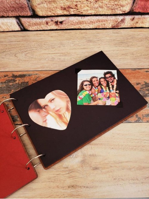 Kişiye Özel Baby Love Yazılı Ahşap Albüm