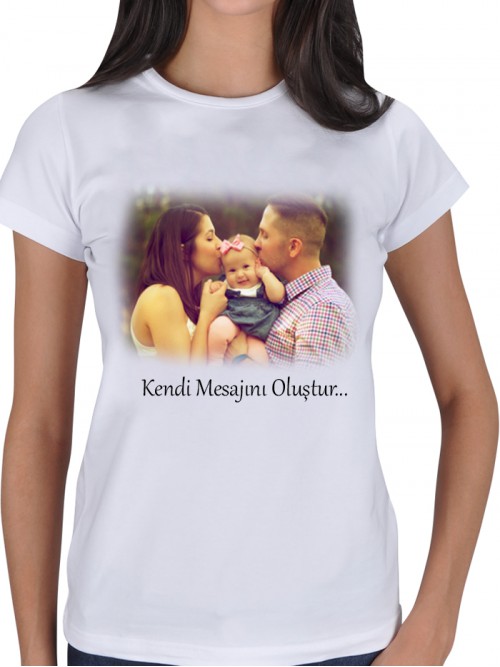 Kişiye Özel Resim Ve Yazı Baskılı Tişört