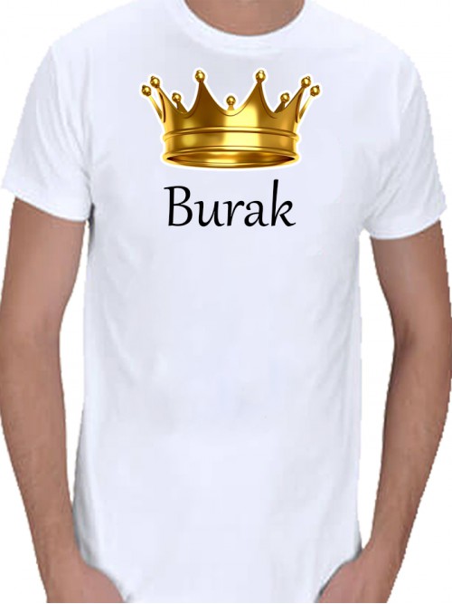 Kral Arkadaşa Hediye Beyaz Erkek Tişört