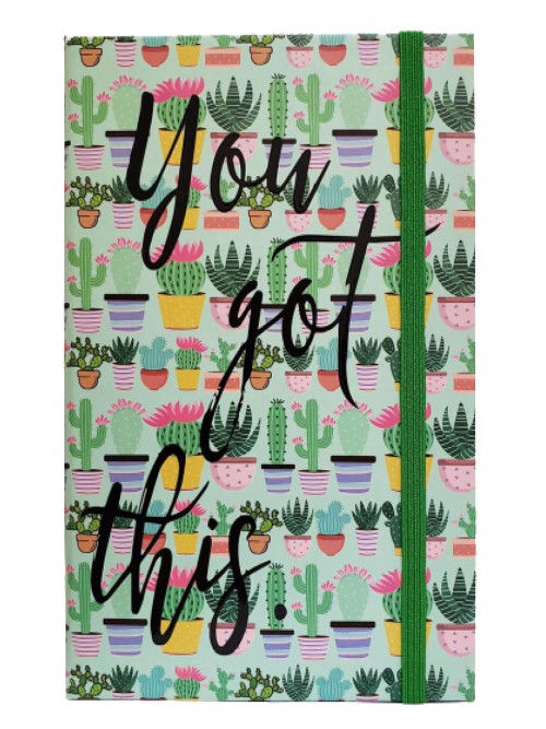 Kaktüs Baskılı Defter